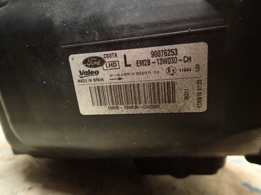 LAMPA FAR LAMPE FAROVI  PREDNJA STRANA FORD S MAX MK2 GALAXY MK4 FULL