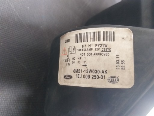 LAMPA FAR PREDNJA STRANA LIJEVA FORD S MAX GALAXY 06-10