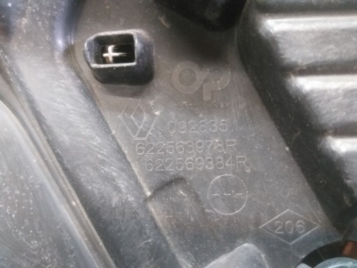 MASKA RENAULT SCENIC IV 4 622563973R MASKA RENAULT SCENIC IV 4 622563973R