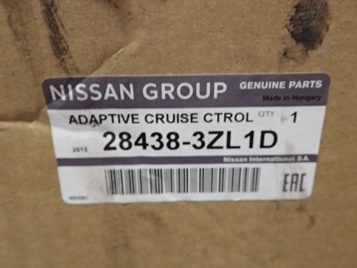 RADAR NISSAN PULSAR NOVI ORGINALNI 28438-3ZL1D RADAR NISSAN PULSAR NOVI ORGINALNI 28438-3ZL1D