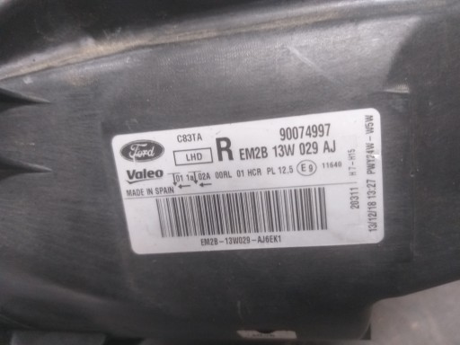 LAMPA FAR PREDNJA STRANA DESNA FORD S MAX GALAXY 15- LEČA 3M2B-13W029-AJ