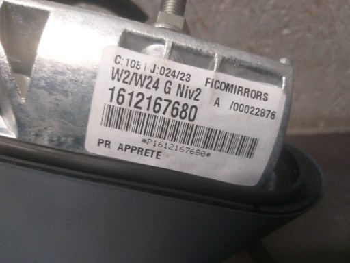 RETROVIZOR LIJEVA PEUGEOT 508 8+4PIN 1612167680 RETROVIZOR LIJEVA PEUGEOT 508 8+4PIN 1612167680