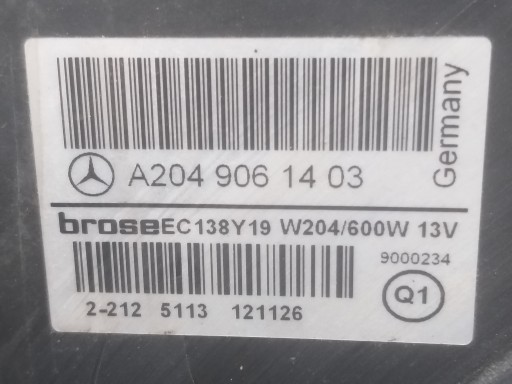 HLADNJAK VODE KLIME VENTILATOR MERCEDES A B KLASA W176 W246 A2465000054 HLADNJAK VODE KLIME VENTILATOR MERCEDES A B KLASA W176 W246 A2465000054