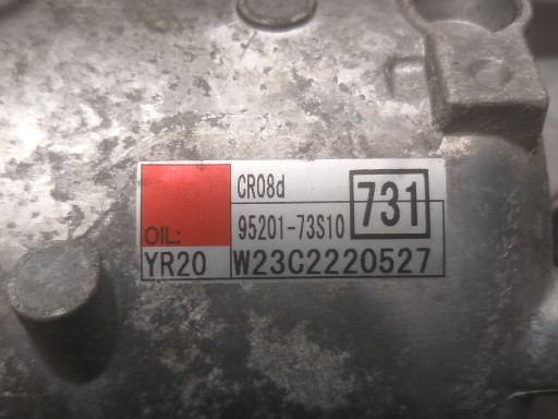 KOMPRESOR KLIMATIZACIJE PUMPA SUZUKI IGNIS III 3 95201-73S10 KOMPRESOR KLIMATIZACIJE PUMPA SUZUKI IGNIS III 3 95201-73S10