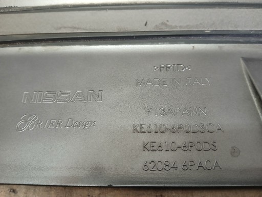 BRANIK PREDNJA STRANA LAJSNA SPOJLER NISSAN JUKE II 2 F16 62084 6PA0A
