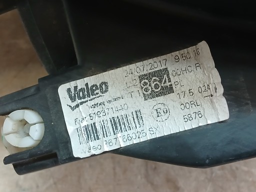 LAMPA FAR PREDNJA STRANA LIJEVA FIAT GRANDE PUNTO 519371440