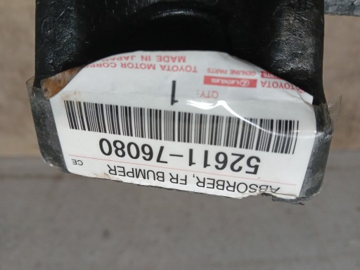 GREDA ABSORBER BRANIKA PREDNJA STRANA LEXUS UX 18- 52611-76080 GREDA ABSORBER BRANIKA PREDNJA STRANA LEXUS UX 18- 52611-76080