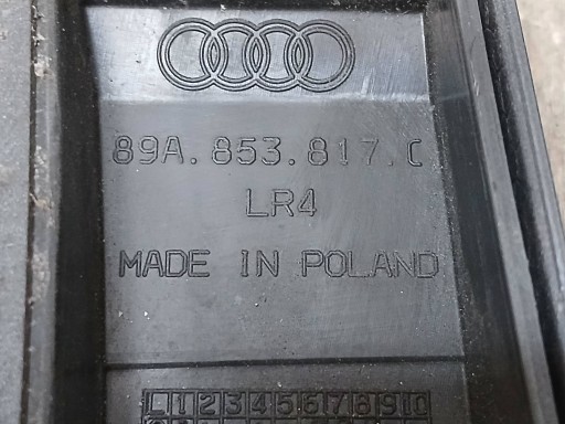 BLATOBRAN LAJSNA POKLOPAC LIJEVA STRANA ZADNJI AUDI Q4 E TRON E-TRON 89A853817C BLATOBRAN LAJSNA POKLOPAC LIJEVA STRANA ZADNJI AUDI Q4 E TRON E-TRON 89A853817C