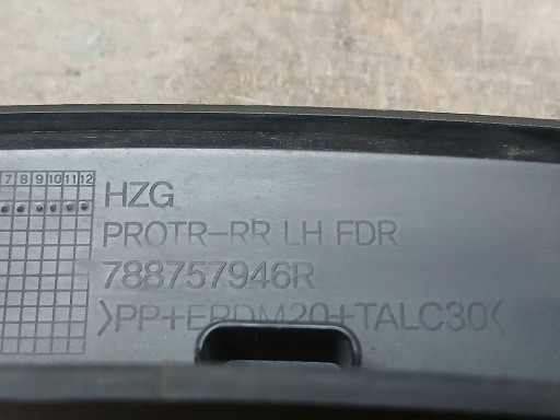 BLATOBRAN LAJSNA POKLOPAC ZADNJI LIJEVA STRANA RENAULT KOLEOS II 2 788757946R