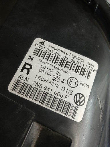 LAMPA FAR PREDNJA STRANA DESNA SEAT ALHAMBRA 7N 10- 7N5941006F