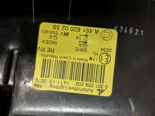 LAMPA FAR LAMPE FAROVI PREDNJA STRANA DESNA LIJEVA SMART A451 A5418200259 A5418200159 LAMPA FAR LAMPE FAROVI PREDNJA STRANA DESNA LIJEVA SMART A451 A5418200259 A5418200159