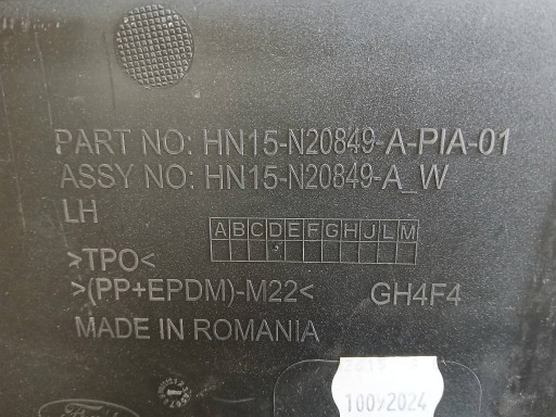VRATA LAJSNA POKLOPAC LIJEVA STRANA PREDNJA FORD ECOSPORT HN15N20849A VRATA LAJSNA POKLOPAC LIJEVA STRANA PREDNJA FORD ECOSPORT HN15N20849A