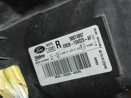 LAMPA FAR PREDNJA STRANA DESNA FORD S MAX GALAXY 15- LEČA EM2B-13W029-AF LAMPA FAR PREDNJA STRANA DESNA FORD S MAX GALAXY 15- LEČA EM2B-13W029-AF