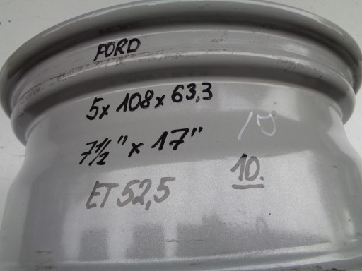 FELGA ALUMINIJSKA FORD 7.5JX17 ET63,3 5X108