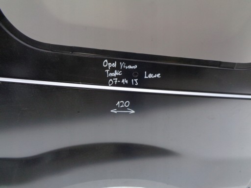 BLATOBRAN LIJEVA STRANA ZADNJI OPEL VIVARO TRAFIC 07-14